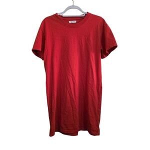 Madewell Women's Tee Dress - Autumn Berry - Size Medium